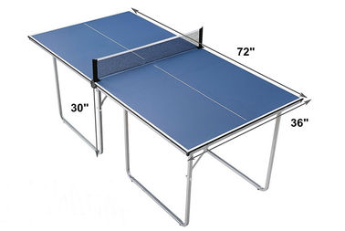 중국 경쟁 탁구 테이블, 쉬운 저장 6FT 안쪽 탁구대를 아래로 두드리지 않기 위하여 공장